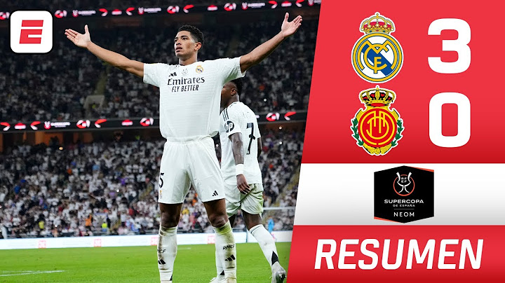 REAL MADRID 3-0 MALLORCA. Goles Bellingham y Rodrygo. FINAL ante el BARCELONA | Supercopa de España