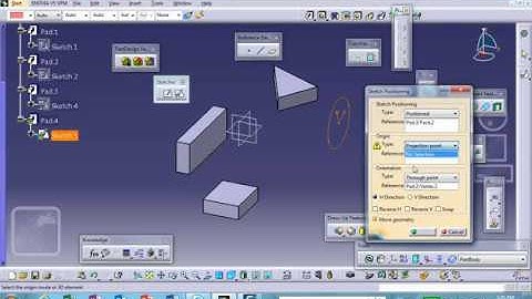 CAD, Sketch Positioned Video 2 of 3, Catia v5, Nader G. Zamani