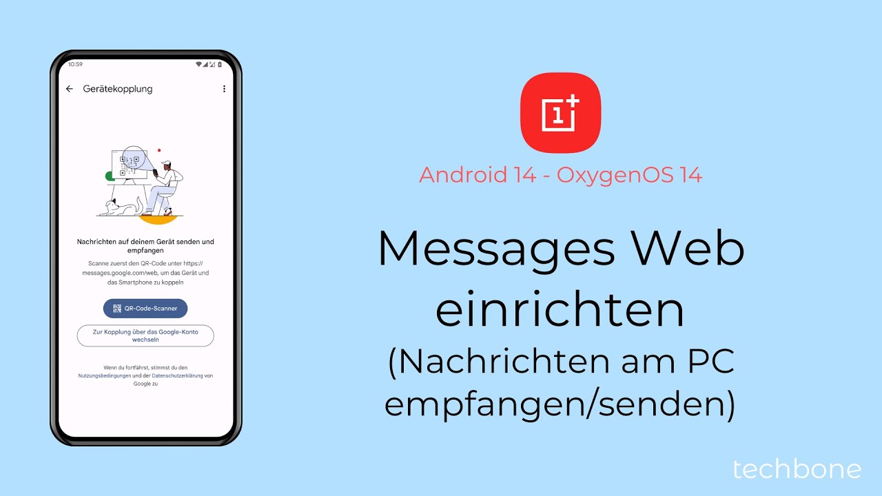 Messages Web einrichten - OnePlus [Android 14 - OxygenOS 14] - YouTube