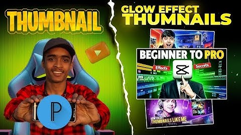 How to Make Glow Effect Thumbnails in Mobile (Pixellab) | how to make thumbnails for youtube