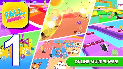 Fall.io - Race of Dino - Gameplay Walkthrough ( iOS, Android) | Part 01