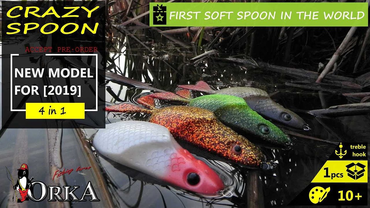 Details about / Orka Gegula Soft LuresHand Painted SoftbaitsFreshwater or Saltwater Use