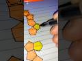 Easy and simple border design/ beautiful notebook design/ register decoration #schoolcraft #shorts