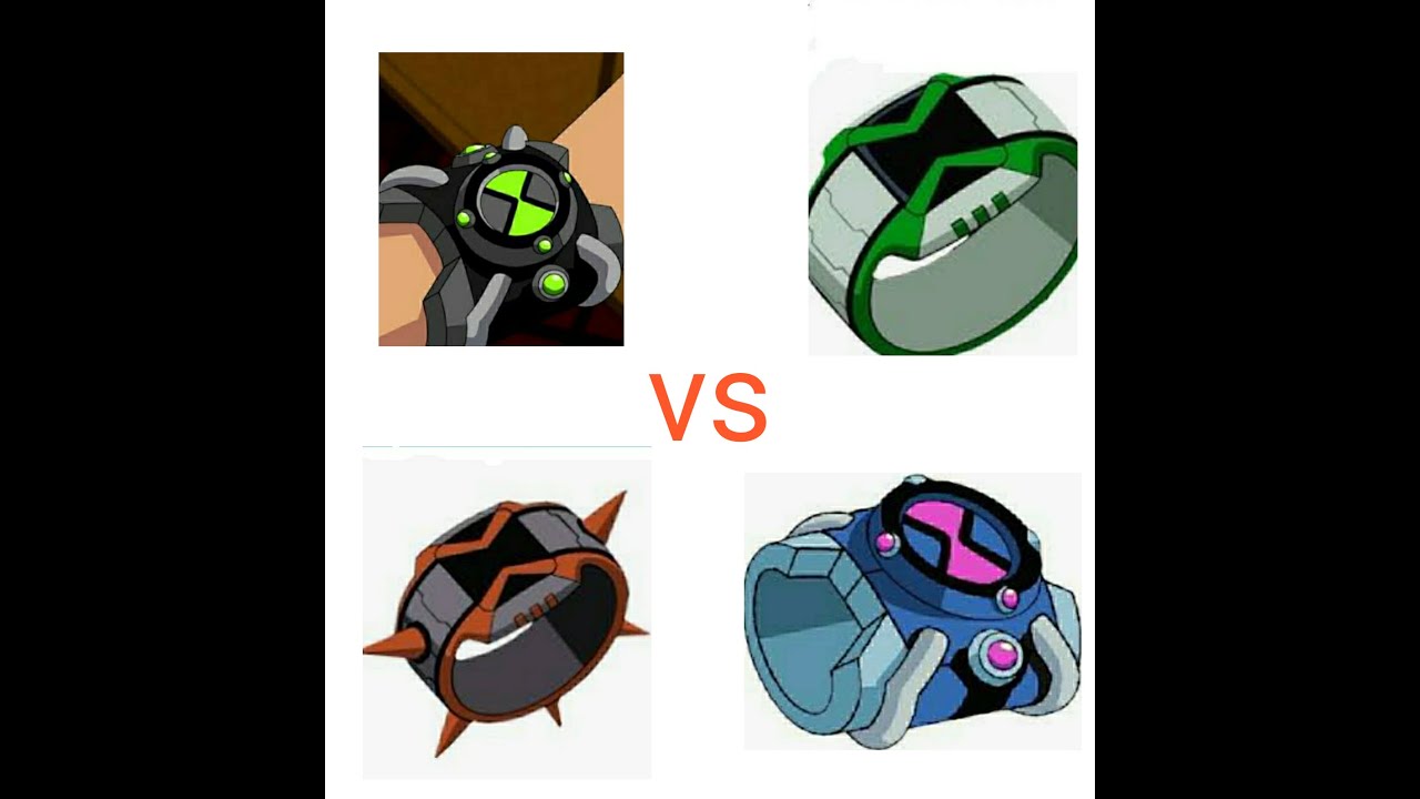 All types of Omnitrix.Which is better?