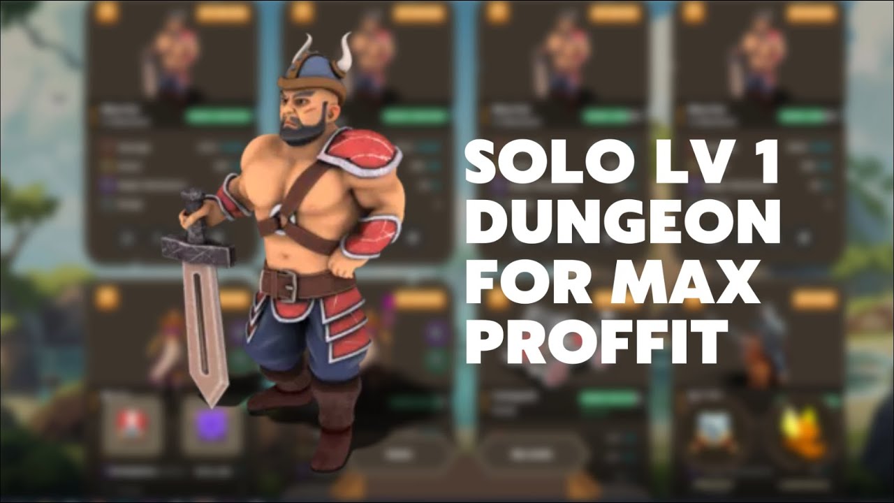 Chain of legends // Solo dungeon 1, for MAX PROFIT (warrior)