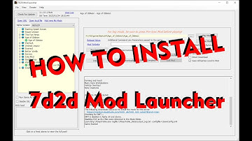 how to install the 7dtd Mod Launcher