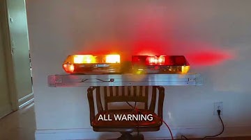 Code 3 MX7000 Mini Lightbars (Rear of Vehicle)