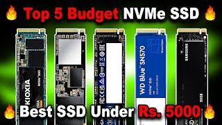 🔥Top 5 Best NVMe SSDs🔥Best NVMe SSD Under Rs. 5000 By @KshitijKumar1990