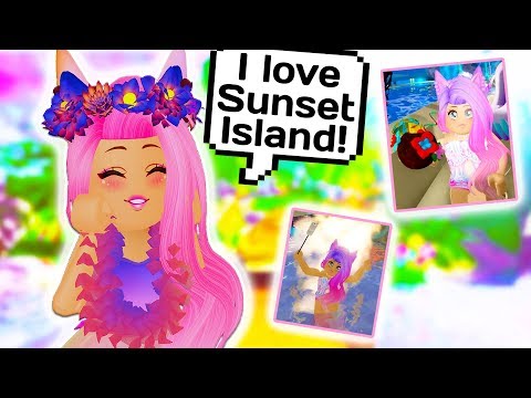I Found The Biggest Secret In Sunset Island Roblox Royale High School Youtube