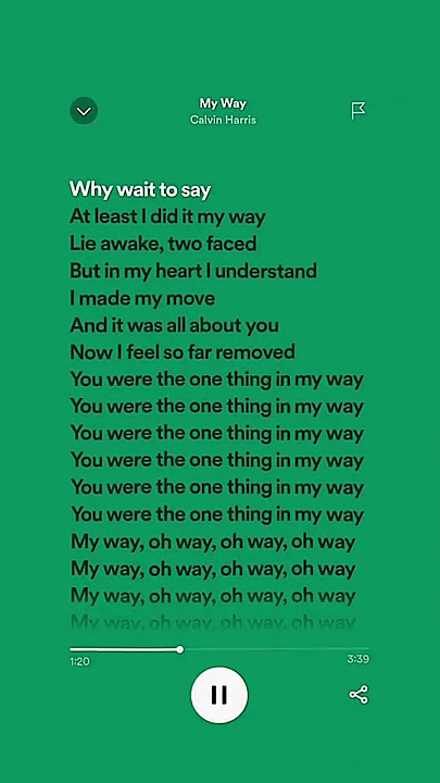 My way | Calvin harris  (sped up)  