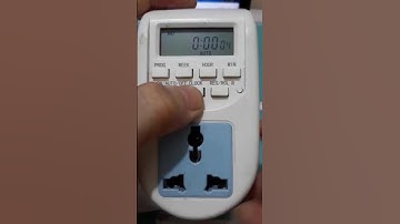 Hướng dẫn cài đặt ổ cắm hẹn giờ điện tử cực dễ   #ocamhengio #hengio #thietbidientu