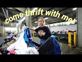 come thrift with me at the GOODWILL BINS! I literally thrifted a new wardrobe for UNDER $30!!