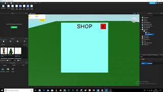 How to make a ShopGUI in roblox studio 2020 (WORKING)