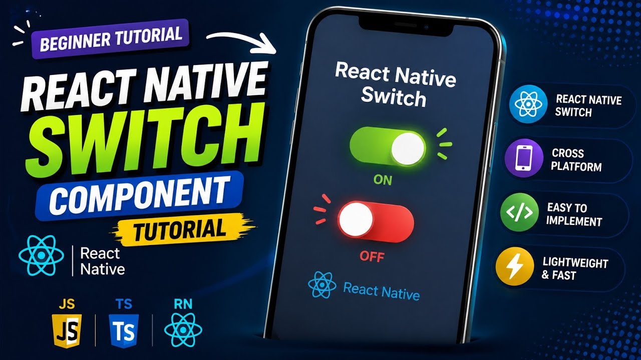 React Native Switch Component Tutorial | Beginner Friendly Example ...