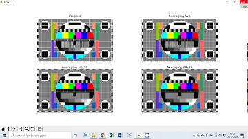 OPENCV Python Ders 24: Alçak Geçiren Filtreler 1: Ortalama filtre
