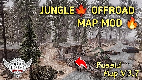 Bussid Map Mod V3.7_ Download Jungle🍁 OFFroad⚠ Map Mod For Bus simulator indonesia #junglemap#mapmod