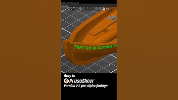 Preview of the new Text tool in PrusaSlicer 2.6 #shorts #3dprinting