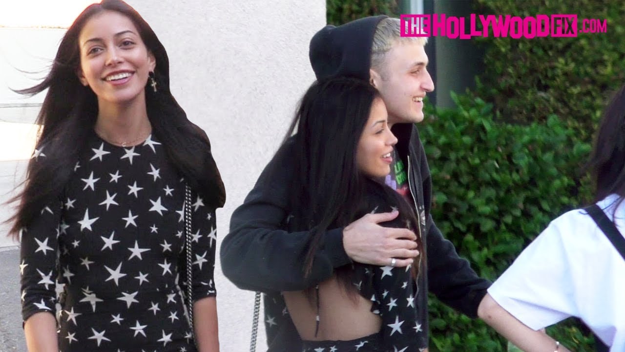 Cindy Kimberly & Anwar Hadid Share A Hug After Hanging Out With Kelsey Calemine On Melrose Place