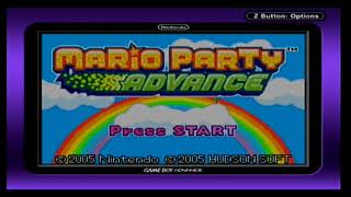 Nintendo Game Boy Advance Mario Party Advance Intro - Opening