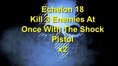 Ghost Recon Breakpoint : Echelon Rank 18 : Kill 3 Enemies At Once With The Shock Pistol x2