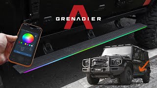 Grenadier LED Side Steps Go FULL RGB – APP Color Magic! 🔥#ineos #ineosgrenadiers #grenadier