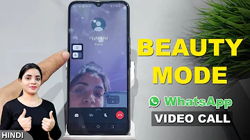 How to set beauty mode in whatsapp video call | Whatsapp video call mein beauty mode kaise on kare