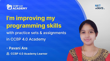 💻 How NxtWave CCBP 4.0 Academy is Transforming Me into a Tech Superstar: Pavani’s Journey