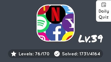 Guess The Logo Multiple Choice Walkthrough Level 39 #Khrisgameworld #guessthelogo