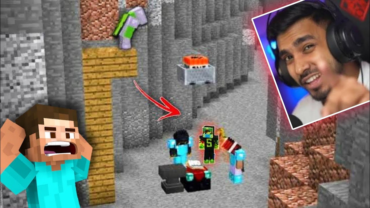 Gamers Big Brain Moments in Minecraft ⭕ YesSmartyPie, BBS, AndreoBee ...