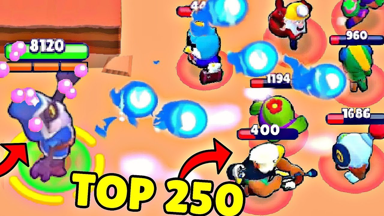 Top 250 Funniest Fails Wins In Brawl Stars Youtube - pumba brawl star 58