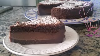الكيكة السحرية بالشوكولاته 3 طبقات بعجينة وااااحدة رووووعة/cake magique chocolat/