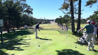 Jackson Koivun 3W on No. 11 at Cypress Point (Walker Cup)