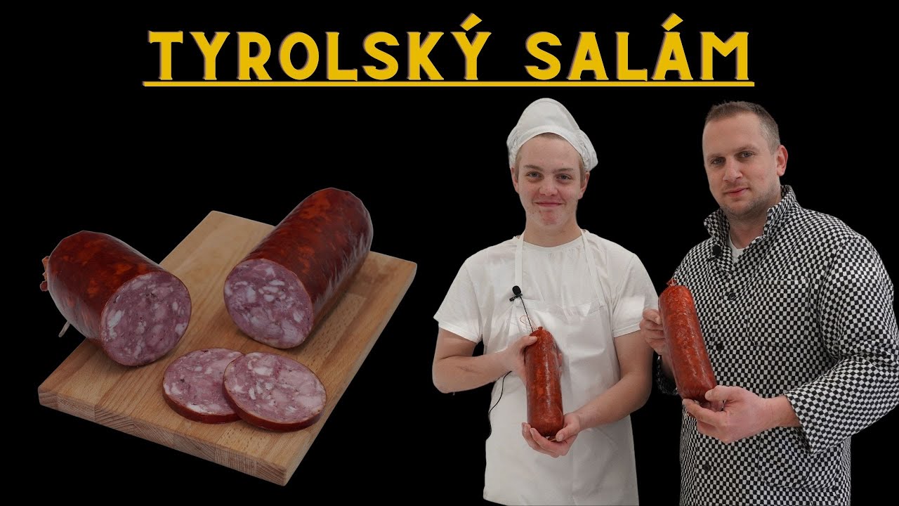 Tyrolský salám | Jednoduchý salám, který zvládnete doma bez kutru! | Mistr Málek a jeho žáci