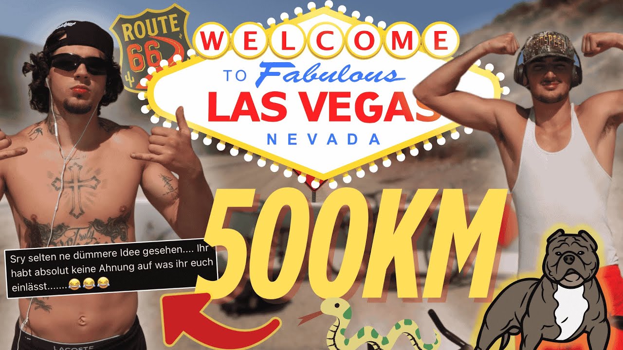 DER HÄRTESTE WEG NACH LAS VEGAS! Mit dem Fahrrad durch die Wüste!