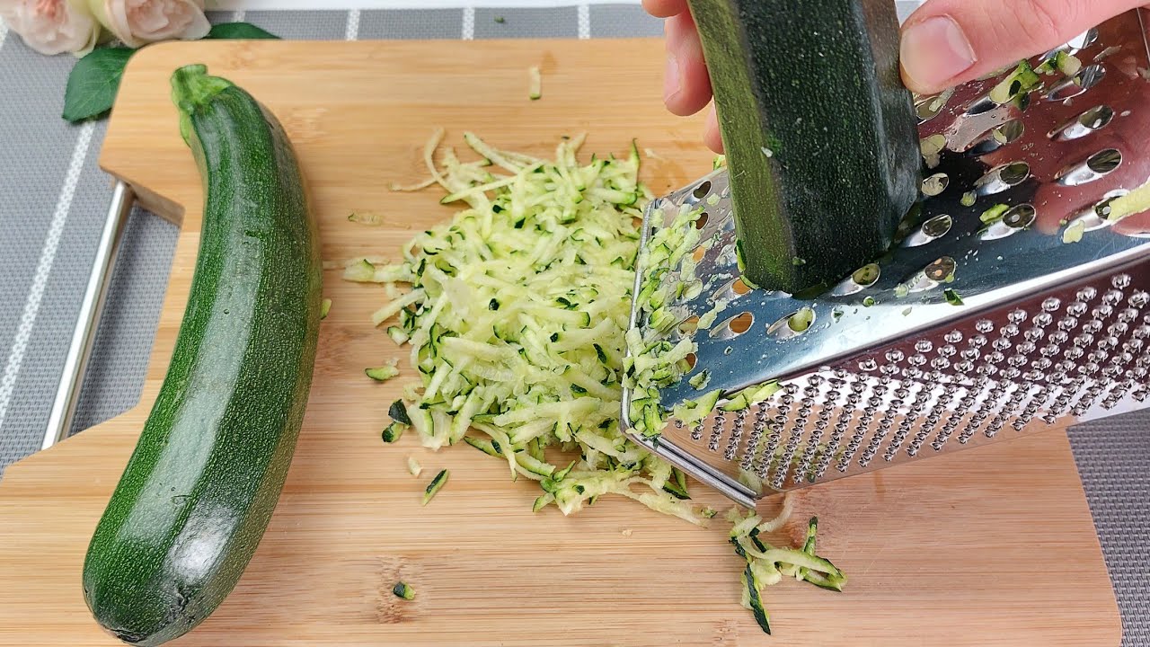 Zucchini grattugiate ! vorrei aver provato la ricetta prima,  il risultato 🔝🔝