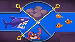 Save the Fish | Pull The Pin | Best Mobile Puzzle Game | iOS Android Gameplay Walkthrough | Part 252 screenshot 3