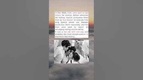 Men Were Paid to Be Kissed