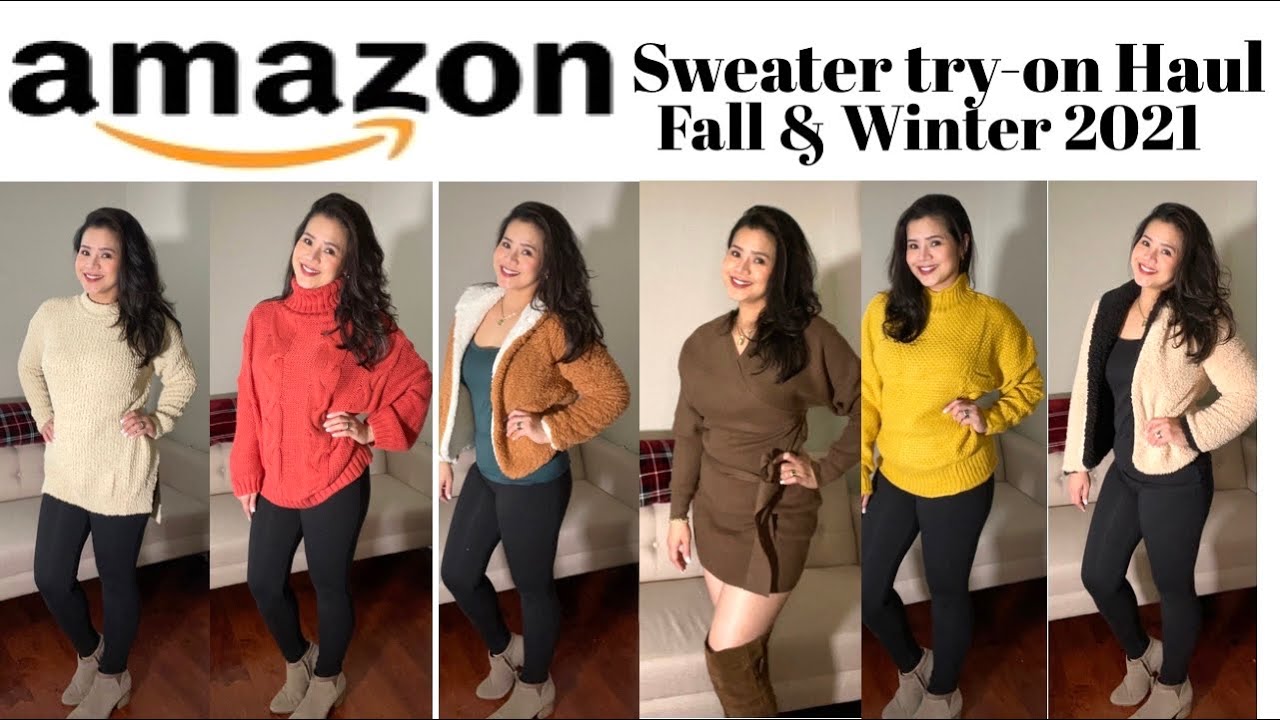Amazon Sweaters Try-on Haul | Deals | Fall & Winter 2021