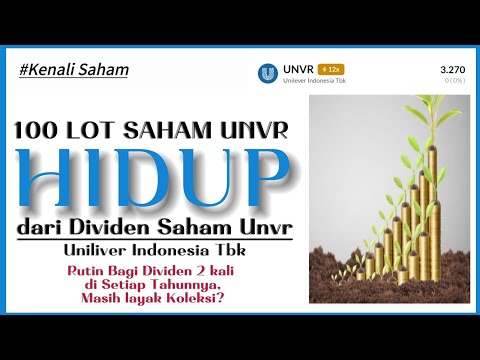 Hidup dari Dividen Saham - Potensi Hidup dari Dividen  Saham UNVR (Unilever Indonesia TBK) !!
