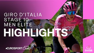 A WIN TO REMEMBER! 🥹 | Giro D'Italia Stage 10 Race Highlights | Eurosport Cycling