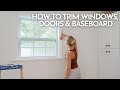 How to Install Trim: Windows, Doors &amp; Baseboard