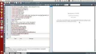 LaTeX Programming : 004 : Getting Started and Configuring Texmaker