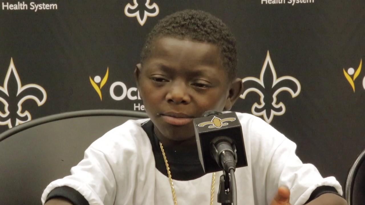 Saints superfan Jarrius Robertson receives Jimmy V Perseverance Award at ESPYS