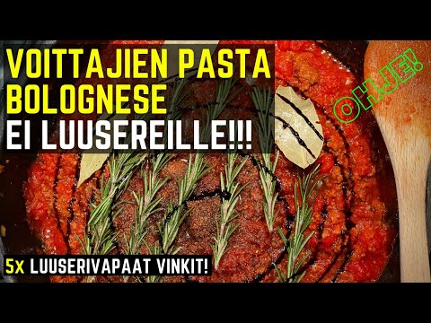 Video: Kuinka Tehdä Pastaa Bolognese Kastikkeella