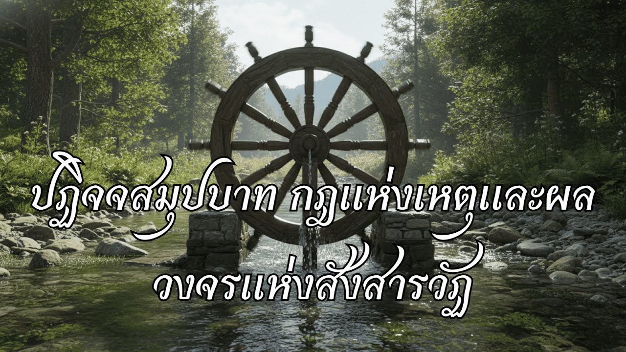 ปฏิจจสมุปบาท กฎแห่งเหตุและผล วงจรแห่งสังสารวัฏ โดยธรรมบำบัด