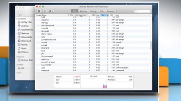 How to rearrange the column Order in Mac® OS X™