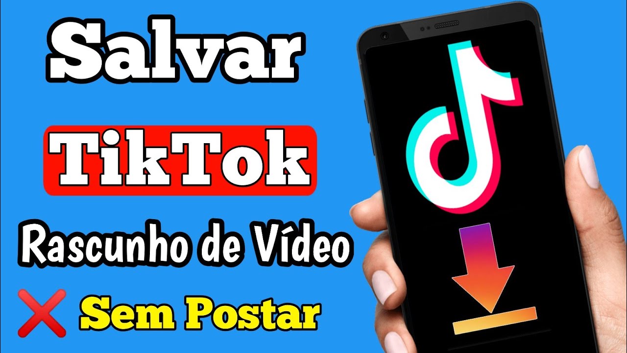 Como salvar o rascunho do vídeo do TikTok na galeria sem postar (2021 ...