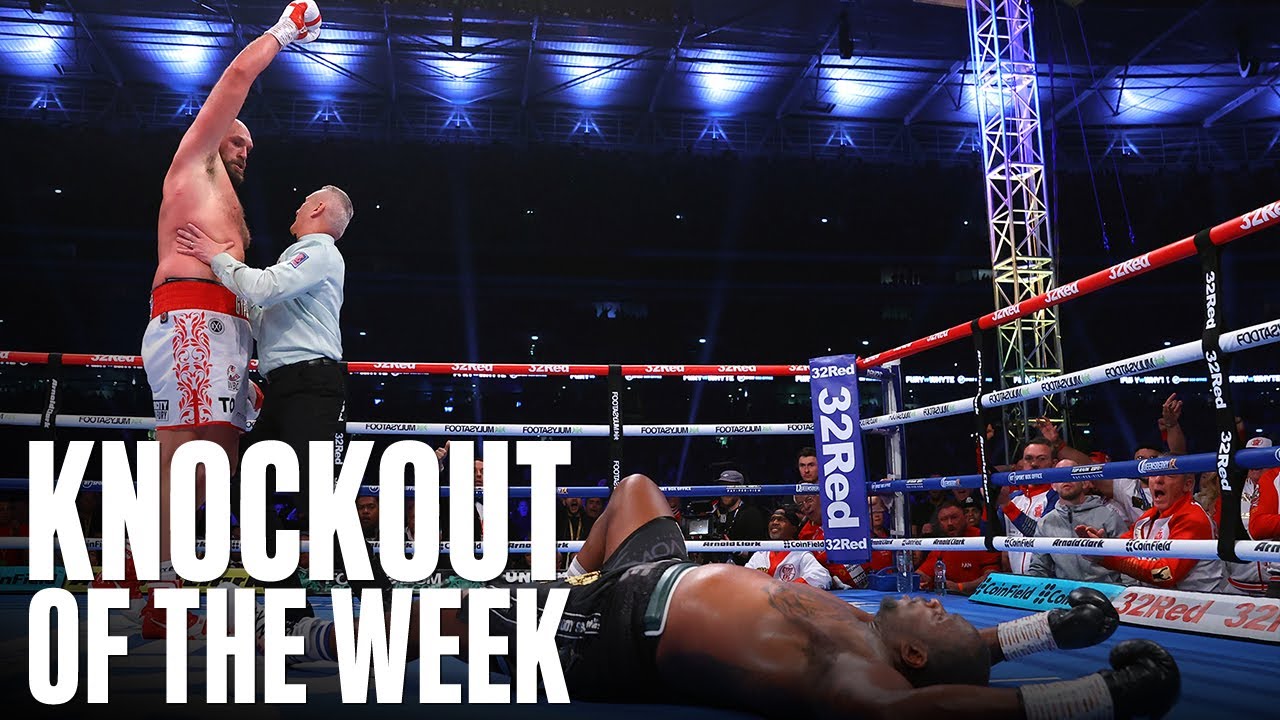 All the Angles of Tyson Fury Nasty KO of Dillian Whyte KNOCKOUT OF THE WEEK