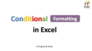 Get Instant Insights From Data Using CONDITIONAL FORMATTING in Excel