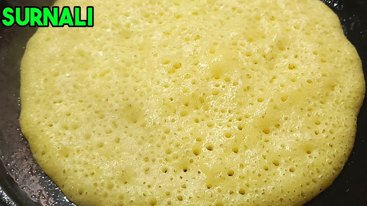 surnali dosa recipe 👌😋konkani recipe| sweet and spongy dosa|breakfast recipe